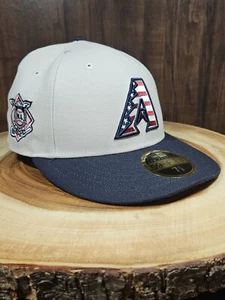 Arizona Diamondbacks New Era 59Fifty Fitted Hat Cap Size 7 1/8 MLB 4th Of July - Picture 1 of 11