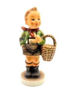 Goebel Hummel Village Boy #51 3/0 Figure TMK-2 Holding Basket - Picture 1 of 5