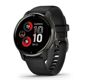 Reloj inteligente Garmin G010-N2496-01 Venu 2 Plus GPS negro - certificado restaurado - Imagen 1 de 8