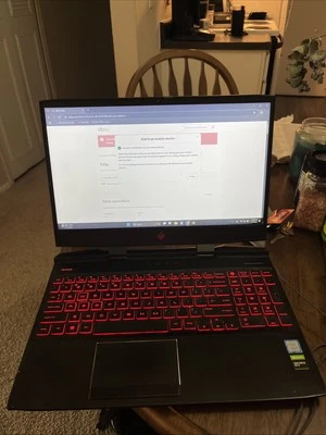 HP OMEN 15-dc0020nr 15.6" (1TB HDD + 128GB SSD, Intel Core i7 8th Gen., 2.20GHz, - Image 1 of 2