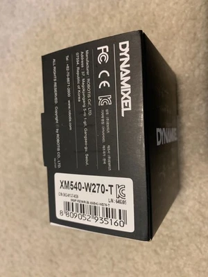 ROBOTIS DYNAMIXEL XM540-W270-T, robotic smart motor, fully integrated DC servo