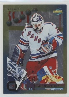 1994-95 Score Gold Line Mike Richter #130 - Image 1 of 2