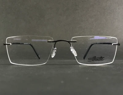 Monturas de gafas Silhouette 5540 DR 9040 Dynamics Contour negro puro 54-19-140 Foto 1 de 4