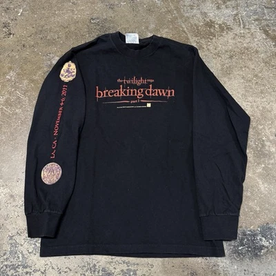 Twilight Breaking Dawn Pt.1 Premiere Exclusive Long Sleeve Movie Promo T-Shirt - Image 1 of 4