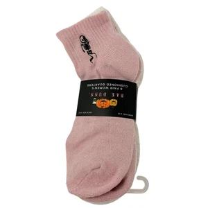 Rae Dunn Halloween 6 Pair Women's Cushioned Quarter Socks Shoe Size 4-10 NEW - Picture 1 of 7