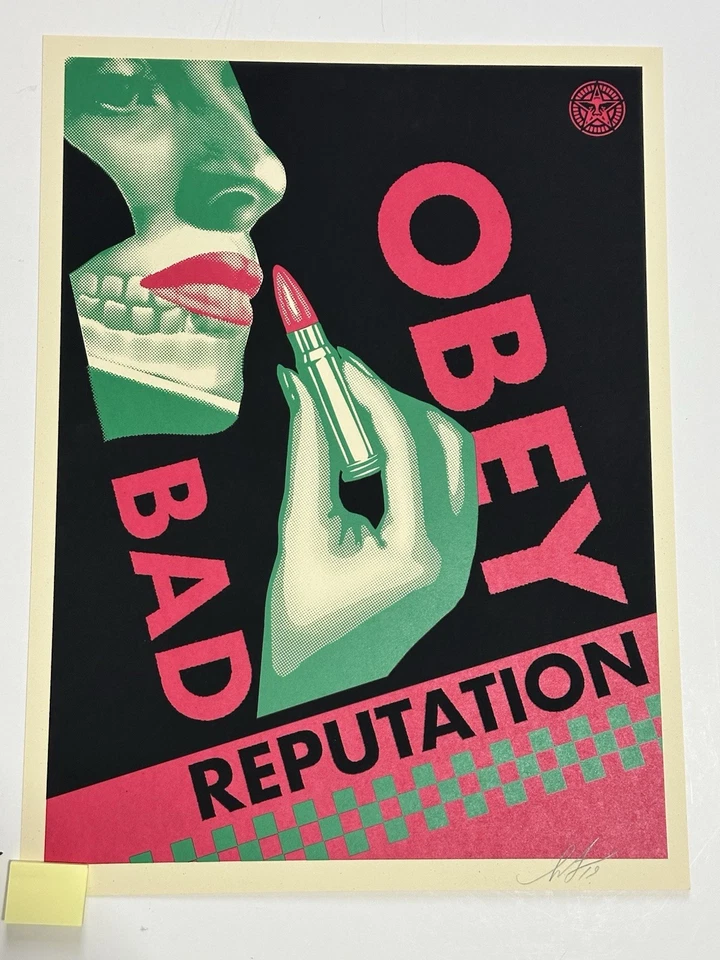 Obey Bad Reputation Giant Print Shepard Fairey Urban Art Kunst Streetart Druck - Bild 1 von 1