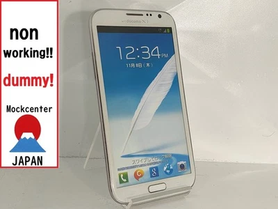 【¡Ficticio!】 Teléfono celular Samsung Galaxy noteII (color blanco) modelo 2012 no funciona Foto 1 de 2