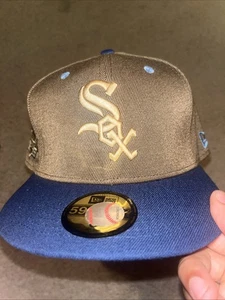 Chicago White Sox Mütze Kappe New Era 59Fifty nicht verstellbar Größe 8 auf Feld MLB Baseball - Bild 1 von 2