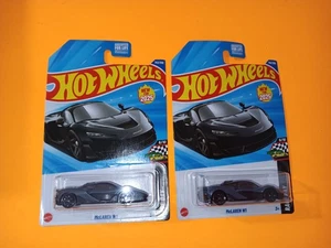 x2 Hot Wheels McLaren W1 Q Case 1/64 New Sealed On Card 2025 Mattel 142/250 - Picture 1 of 2