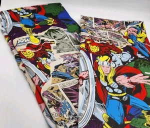 Marvel Comics Comic 100% Cotton Fabric 3yd 29.5in x 44" wide Style#13020101 - Picture 1 of 2