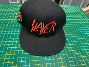 SLAYER CLASSIC RED LOGO SNAPBACK BASEBALL CAP OFFICIALLY LICENSED - Imagen 1 de 9