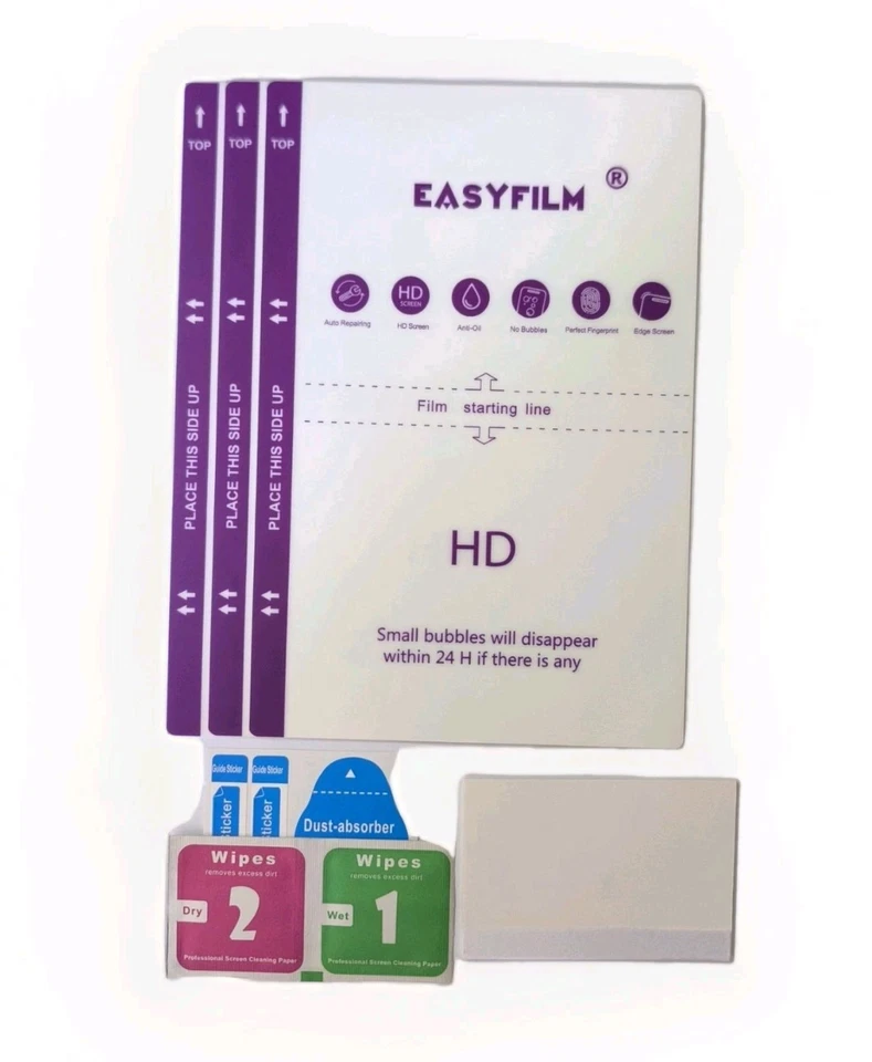 3pcs pellicola morbida in idrogel per ONEPLUS 7 7T PRO 7 PRO 8 8 PRO 9 10 Ace - Immagine 1 di 4