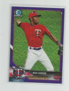 2018 Bowman Chrome NICK GORDON Purple Mojo Refractor 059/250 - Picture 1 of 1