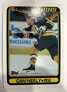 1990-91 Topps Hockey #69 Cam Neely - Boston Bruins - Picture 1 of 2