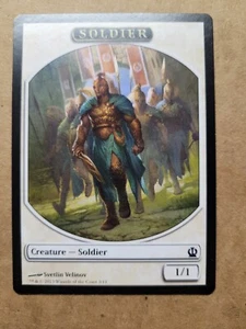 SOLDIER TOKEN 3/11 THEROS MTG MAGIC White 2013 Velinov LP HUGE BULK DISCOUNTS! - Picture 1 of 1