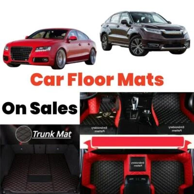 For BMW Luxury Auto Liner Carpets All Weather Custom Car Floor Mats All Models Foto 1 de 4