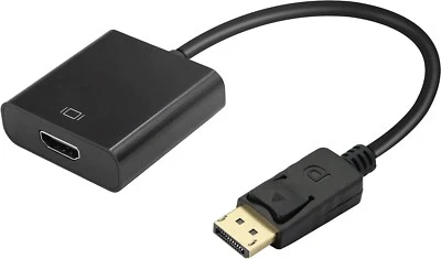 Display Port DP Male to HDMI Female Adapter Cable Converter 1080p PC Laptop A3 - Image 1 of 4