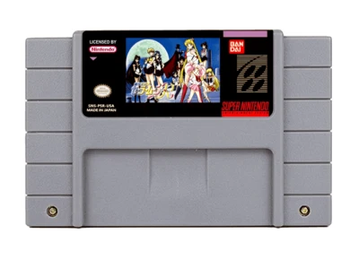 Sailor Moon R SNES Game Cartridge USA (note: buyer DOES NOT pay import fees) - Image 1 of 2