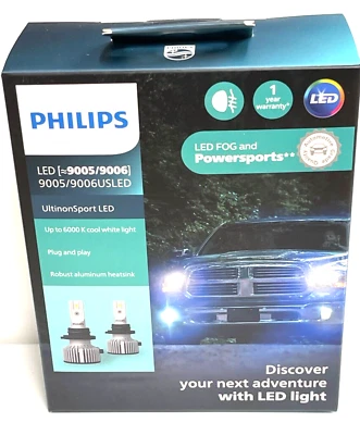 PHILIPS UltinonSport 9006 (HB4) LED - Image 1 of 4