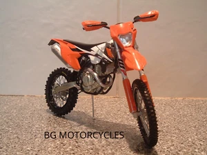 1:12 2017 KTM 350 EXCF EXC-F MOTOCROSS ENDURO MODEL SUPERBO DETTAGLIO 4T 4 TEMPI - Foto 1 di 8