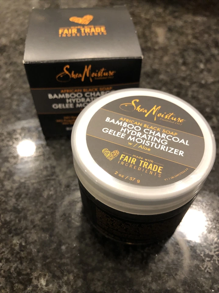 2x Shea Moisture Bamboo Charcoal Hydrating Gelee Moisturizer 2oz