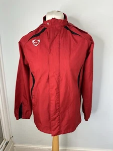 NIKE Mens Rain Red Hooded Jacket Size XL - Picture 1 of 10