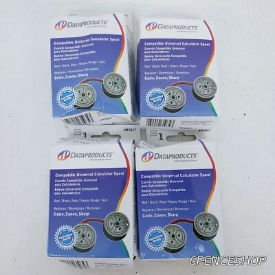 *Sealed in Deformed Box* 4-PK Dataproducts R3027 Compatible Ribbons Black/Red - Image 1 of 4