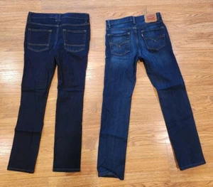 Levi 510 Skinny Jeans Boys Size 14 Regular 27 X 27 Stretch. Cat & Jack Skinny - Picture 1 of 5