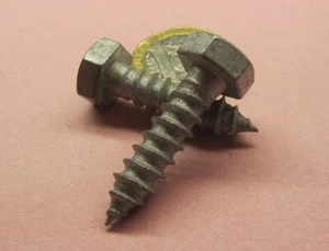 Verzinkte Sechskantkopf Verzögerungsschraube 5/16 Zoll Gewinde x 1,25 Zoll Länge, 100 Stück - Bild 1 von 12