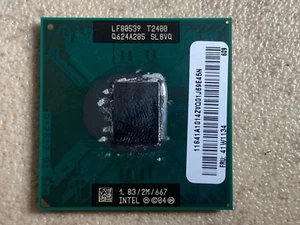 Intel Core Duo T2400 1.833 GHz 2MB CPU Processor SL8VQ Lenovo ThinkPad T60 - Picture 1 of 2