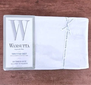 Wamsutta Supercale Plus Twin Fitted Sheet 200 Thread Count, IVORY, New Sealed - Picture 1 of 2