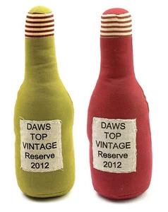Tapón de puerta con cuña botella de vino verde o tinto tela para tope de puerta - Imagen 1 de 5