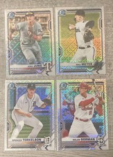 2021 Bowman Chrome MOJO Refractor Parallel - Pick Your Card - Prospect, RC, 1st