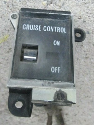 1972 Cadillac Deville Cruise Control On-Off Switch w/Bezel Used Orig 71 72 73 - Image 1 of 3