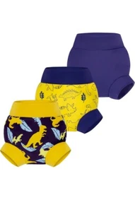 Pañales de natación para bebé BIG ELEPHANT 3 piezas reutilizables ajustables lavables impermeables S... - Imagen 1 de 1