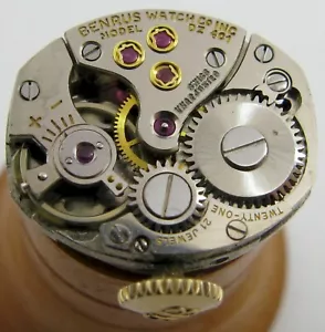 Lady AS? Movimiento reloj Benrus DZ 4C1 21 joyas para piezas... - Imagen 1 de 3