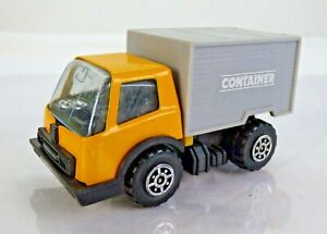 Tonka Tinplate Container Delivery Truck Lorry Vintage Yellow Toy Car Hong Kong
