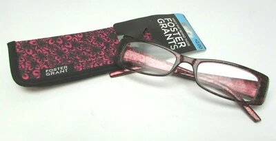 Foster Grant MAGNOLIA Women's Magenta Red Reading Glasses NEW See Description - Image 1 of 4