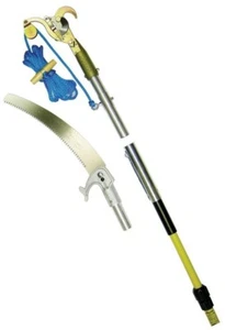 6-12 ft. Telescoping Pole with Pruner and Pole Saw Professional Grade Fiberglass - Picture 1 of 4