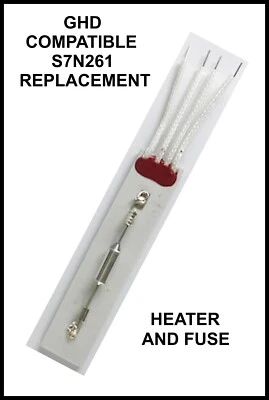 Ceramic Heater And Fuse Elements For GHD Hair Straightener Model S7N261 Gold