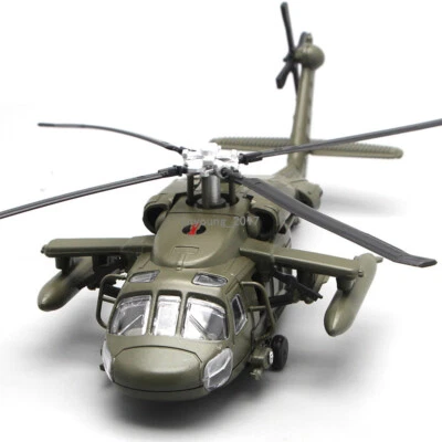 UH-60 Black Hawk Utility Helicopter Model Diecast Military Army Airplane Model - Image 1 of 4