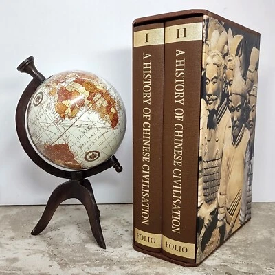 A History of Chinese Civilisation by Jacques Gernet 2 Volumes Folio Society 2002 - Image 1 of 4