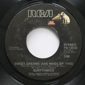 Rock 45 Eurythmics - Sweet Dreams (Are Made Of This) / I Could Give You (A Mirro - Picture 1 of 2