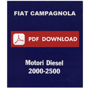 Fiat Campagnola AR76 1107BD Diesel Manuale officina GUIDA istruzioni riparazione - Imagen 1 de 1