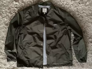 BNWOT H&M Mens Khaki Windproof Jacket GoodWorks Print RRP £49 - Picture 1 of 9