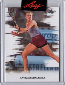 Tarjeta coleccionable de tenis Aryna Sabalenka 2023 Leaf #W1PB-1/650 - Imagen 1 de 2