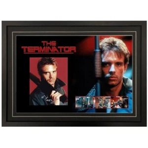 MICHAEL BIEHN HAND SIGNED & FRAMED THE TERMINATOR PHOTO DISPLAY #3 PROOF - Picture 1 of 2