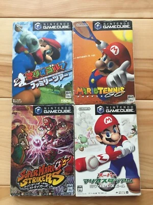 Mario Tennis Golf Striker Football Baseball Gamecube Japan Nintendo NTSC-J Gc - Image 1 of 4
