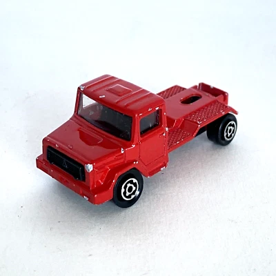MAJORETTE Red Magirus Truck Cab Tractor Flatbed Diecast Vintage Toy - Image 1 of 4