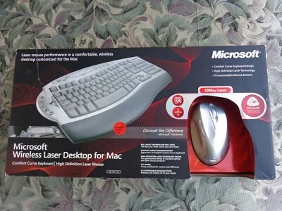 Microsoft Wireless Laser Desktop for Mac (Work on Mac and PC) - Image 1 of 4